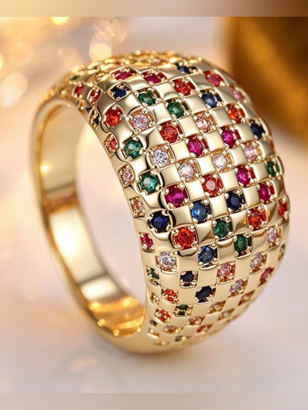 Multicolor Golden Ring